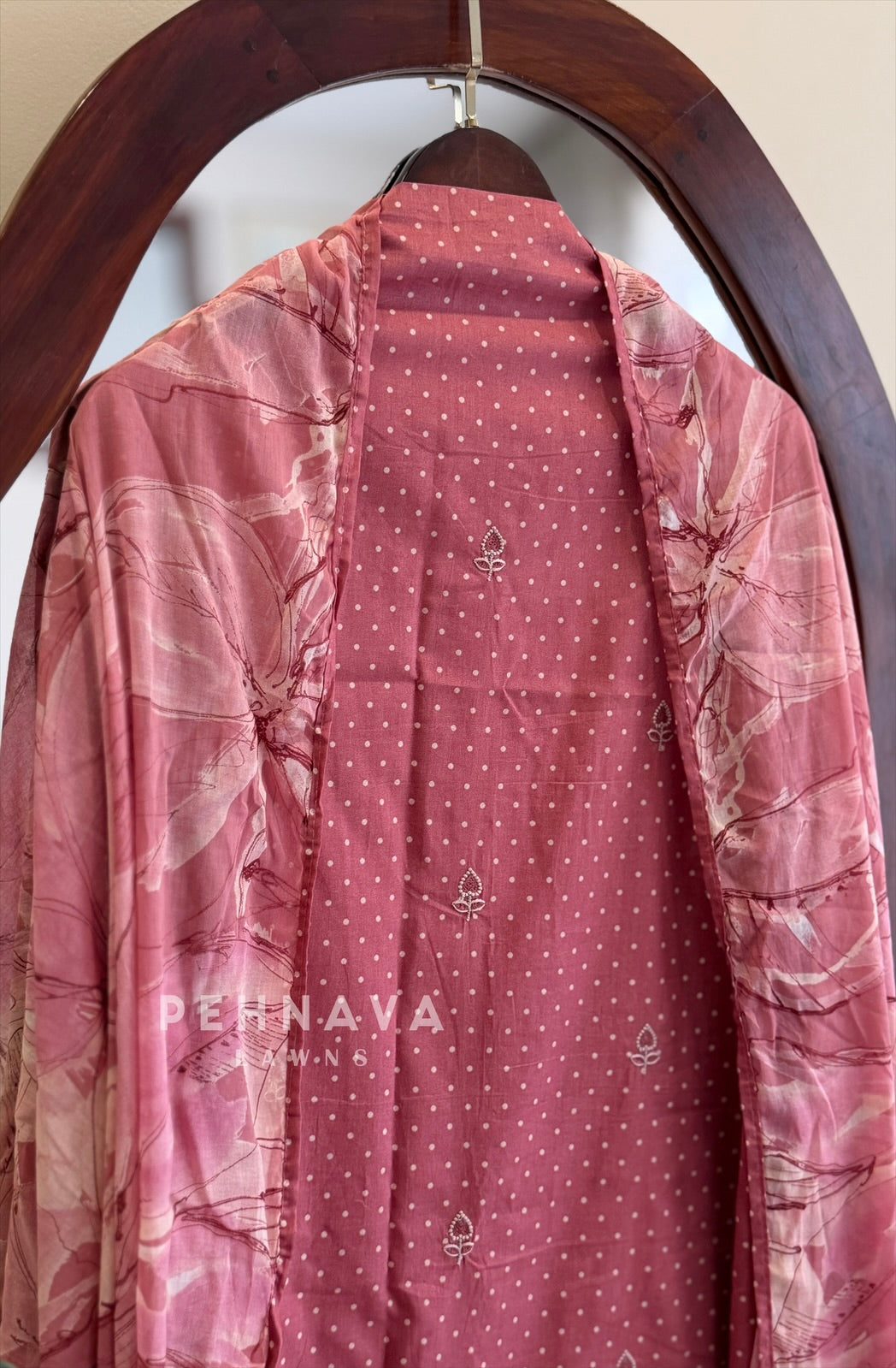 Floral Embroidered Unstitched Suit