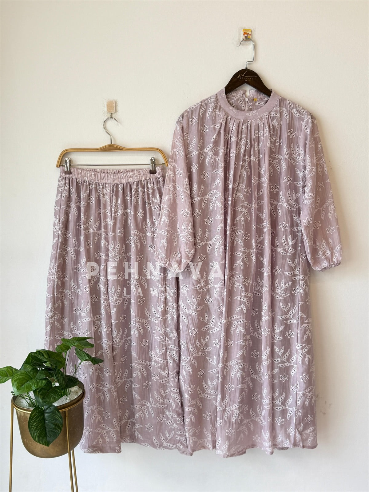 Soft Floral Embroidery Set-4192