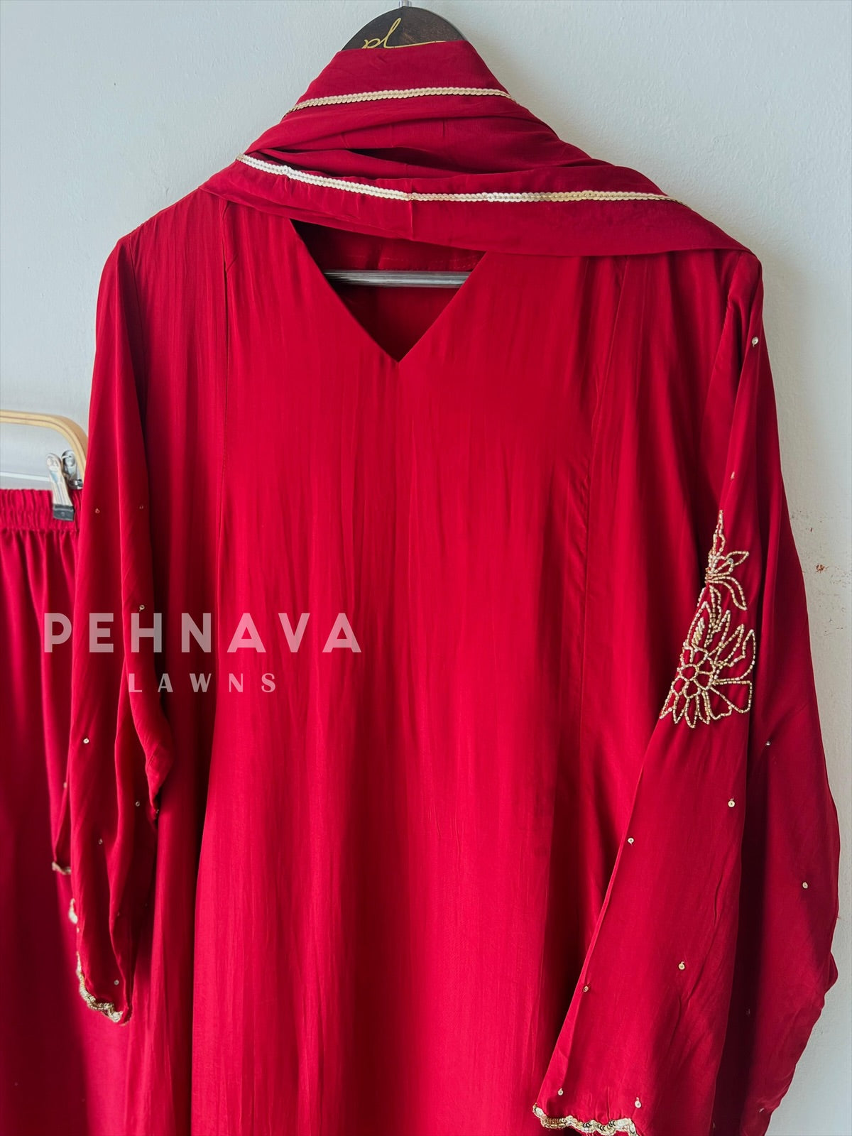 Simple Hand Worked Suit-4361