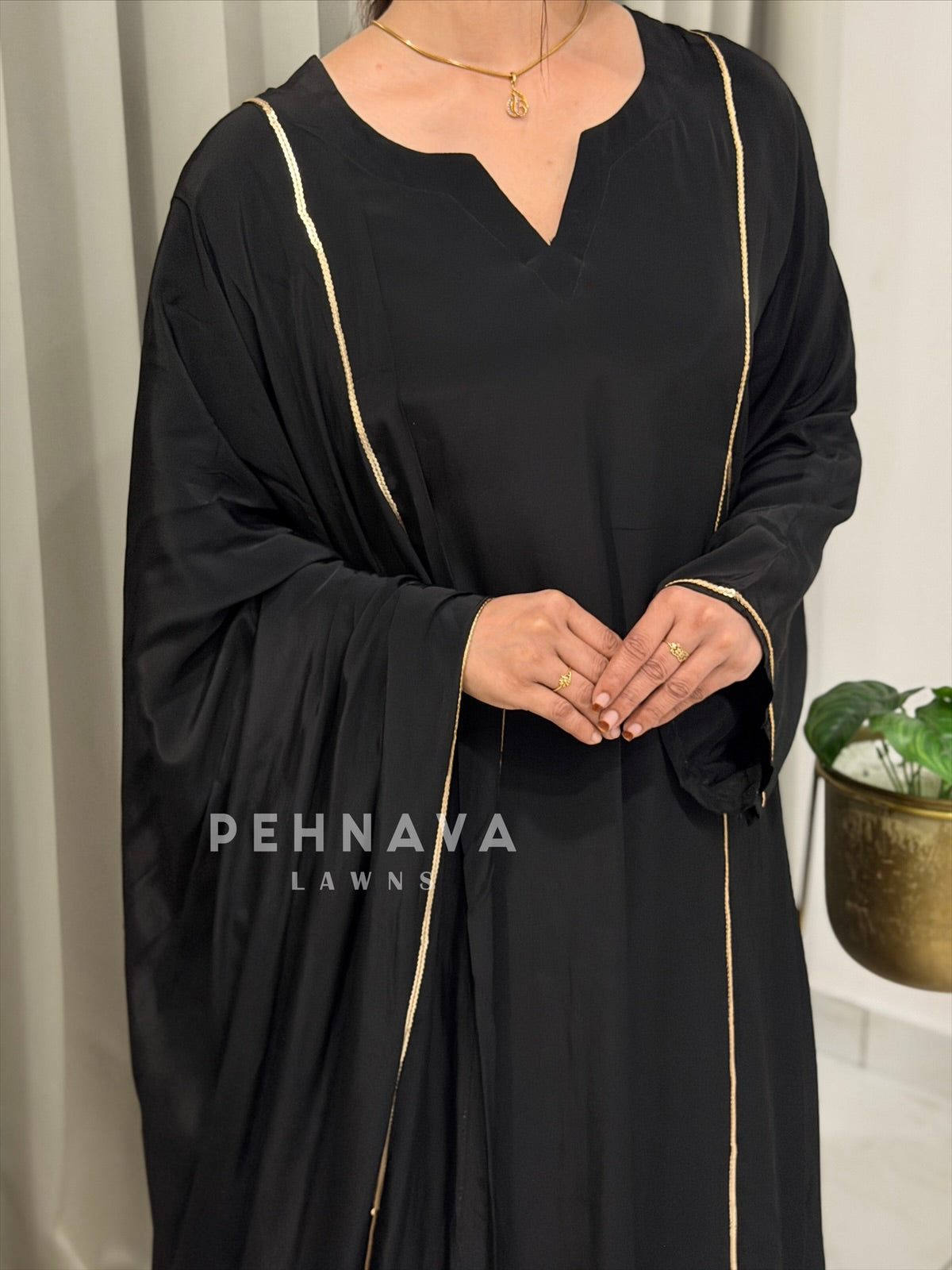Panel Detailed Three Piece Ensemble 5032