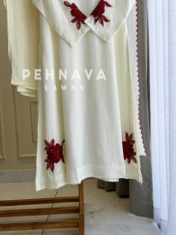 A-Line Slit Suit - Pehnava Lawns