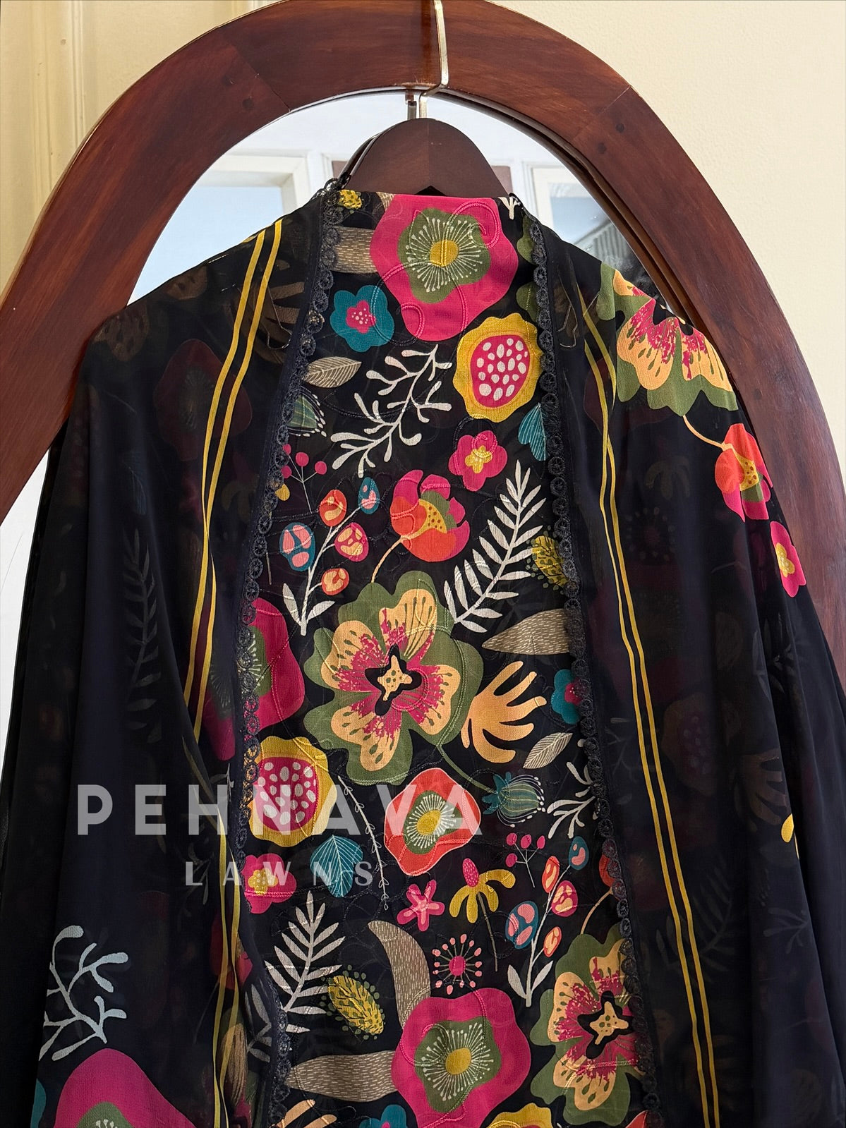 Floral Embroidered Unstitched Suit 4367