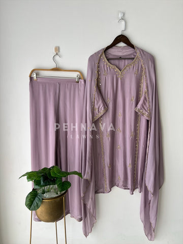 Chinnon mirror Worked Suit - Pehnava Lawns