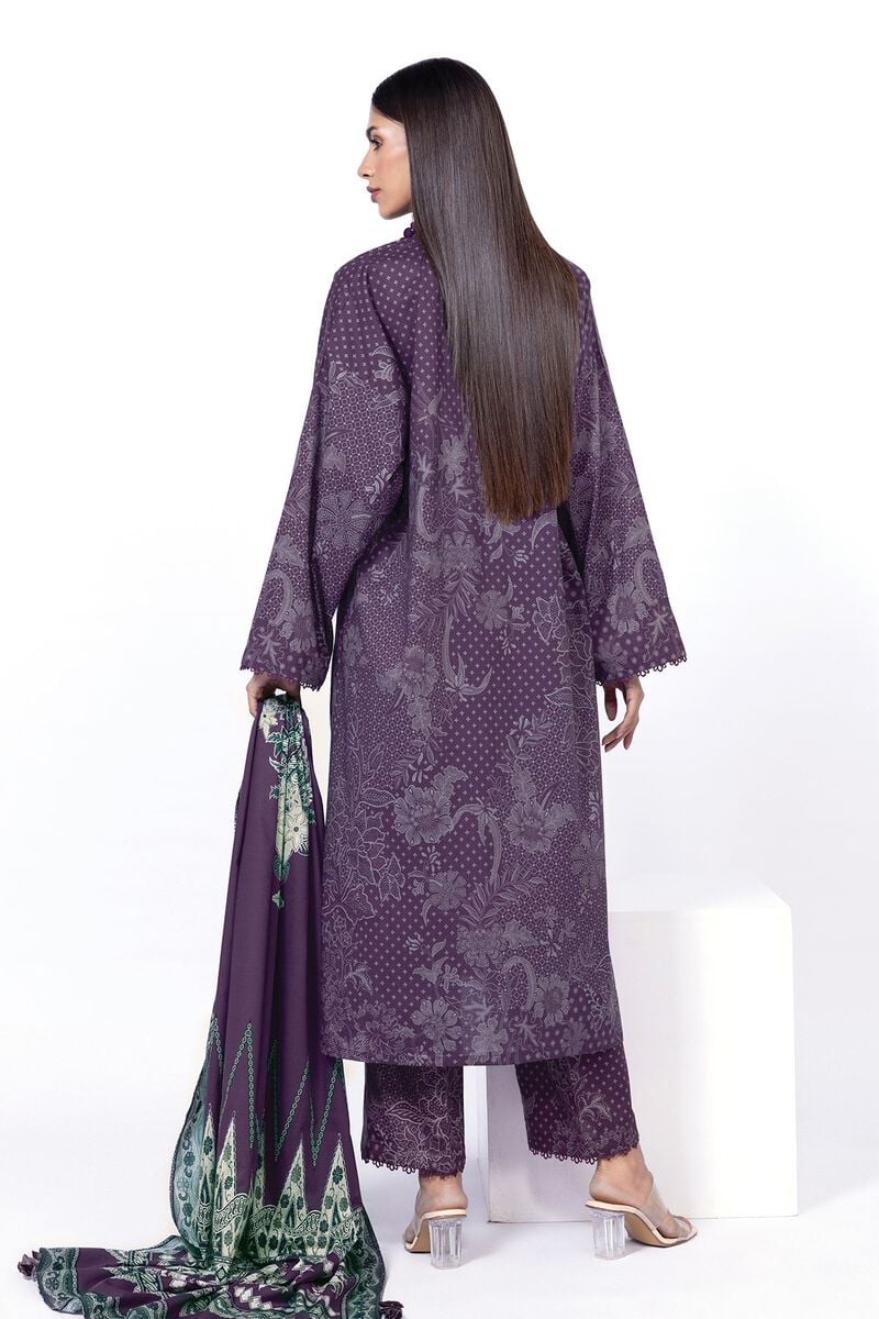 Khaadi Unstitched Printed Lawn suit-0120