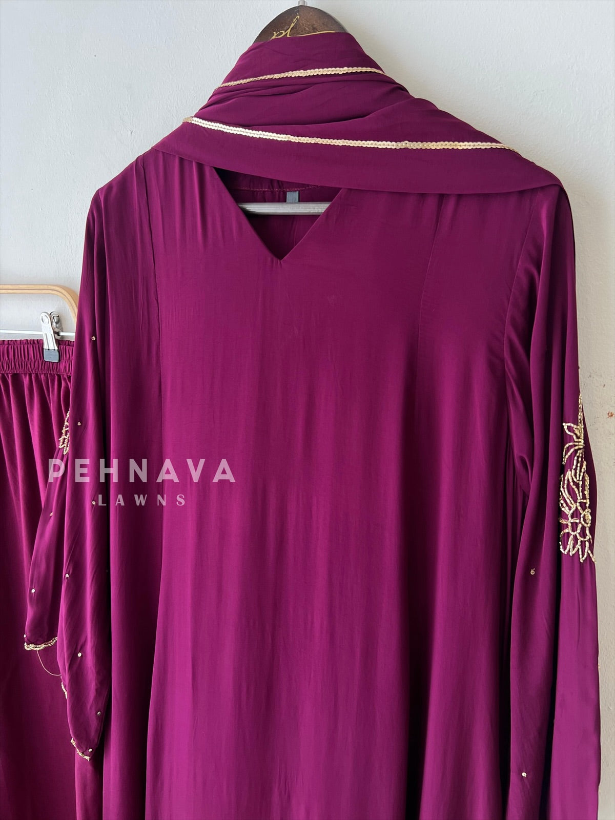 Simple Hand Worked Suit-4361