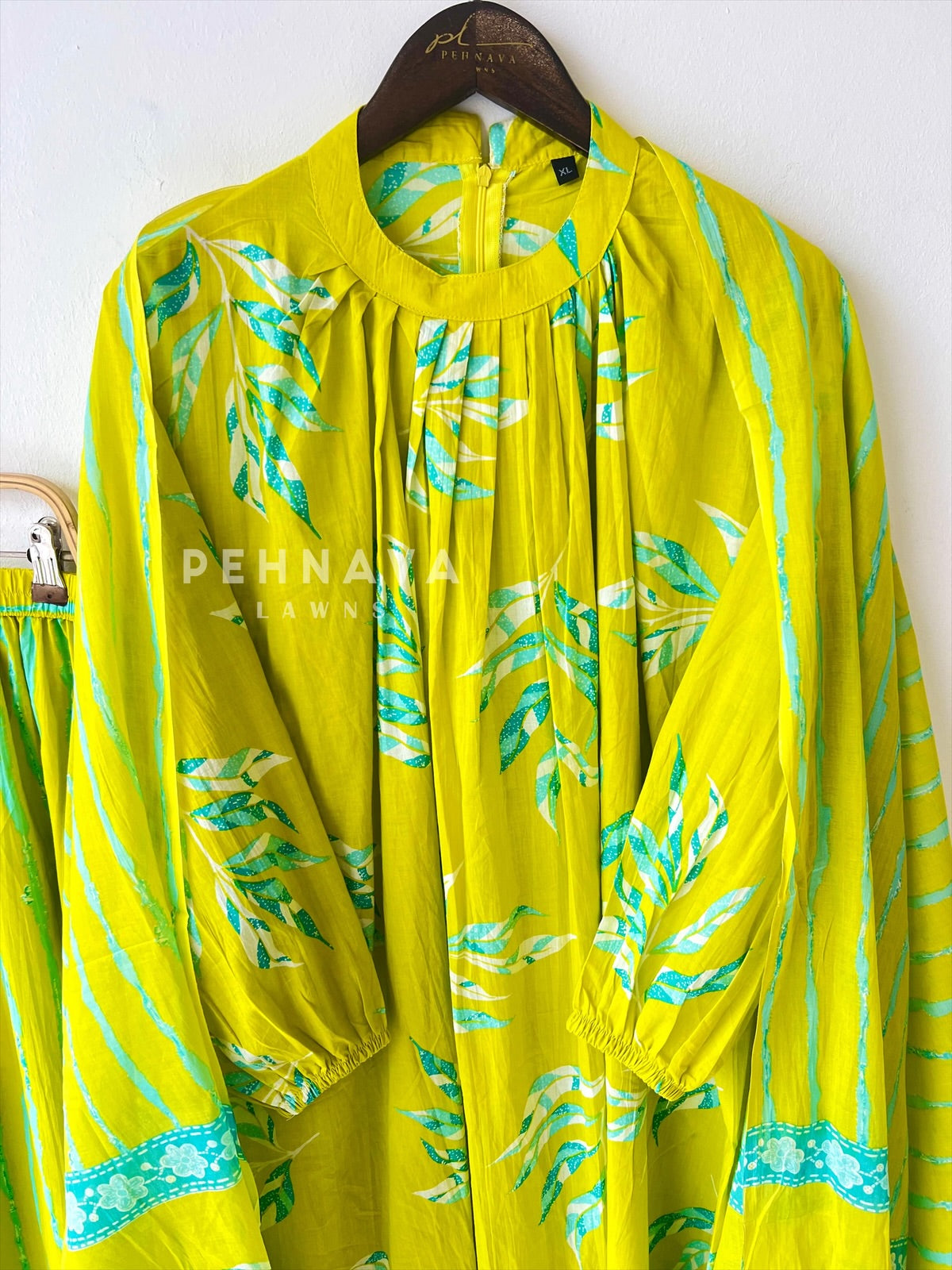 Cotton Suit-Plazzo with Dupatta