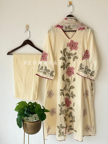 Cotton Embroiders Ensemble