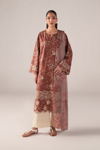 IZNIK Embroidered Printed Lawn SS-02 - Pehnava Lawns