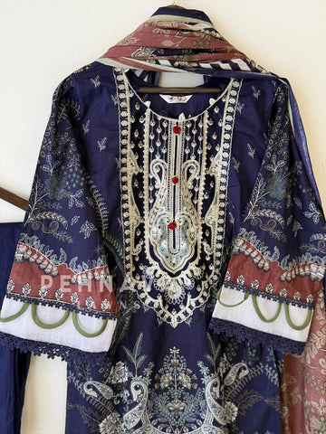 Embroidered Casual Ready To Wear Suit