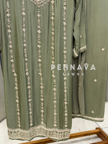Premium Handworked Chinnon Ensemble-9079