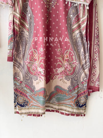 Casual Ready To Wear Printed Suit-12938