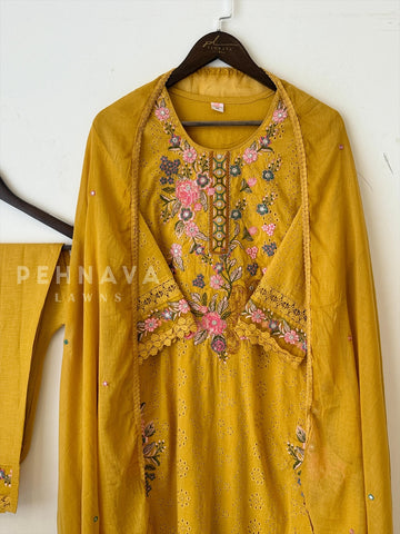 Hakoba Cotton Suit Set 3197 BV2 - Pehnava Lawns