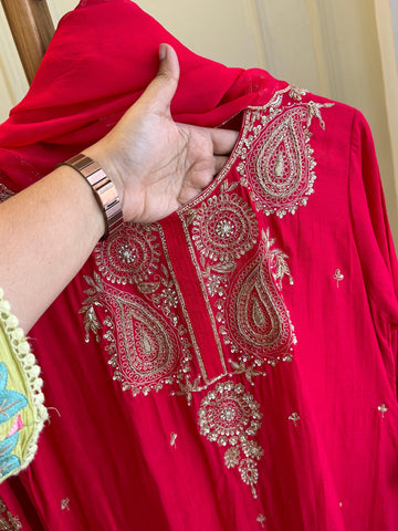 Premium Silk kurta With Handwork