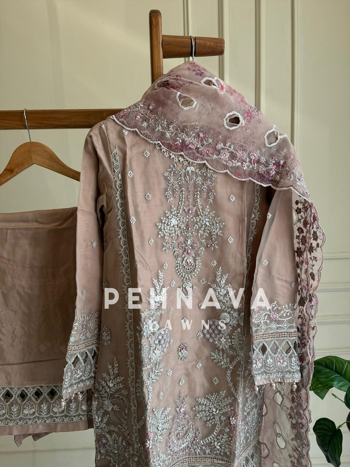 Premium Organza Party wear-shade3