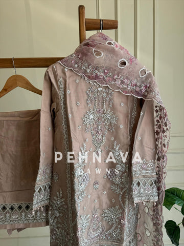 Premium Organza Party wear-shade3