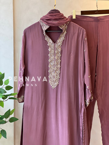 Premium hand worked sharara suit