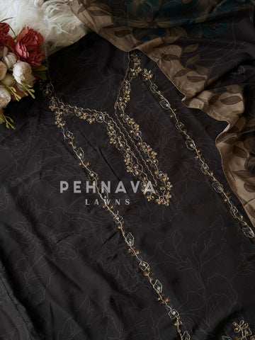 Muslin Unstitched Suit-KT-331-B