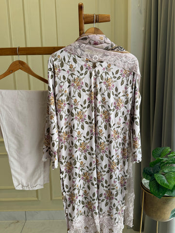 Floral Patterned Ready to Wear Suit-003
