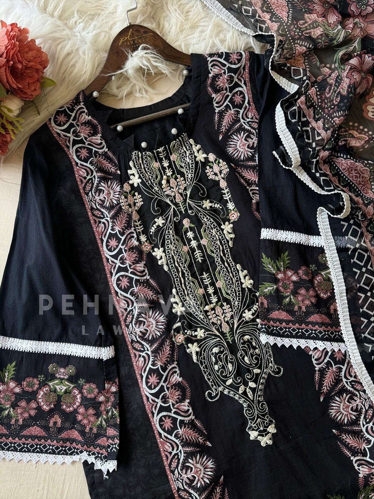 Signature Embroidered Lawn Suit-1461