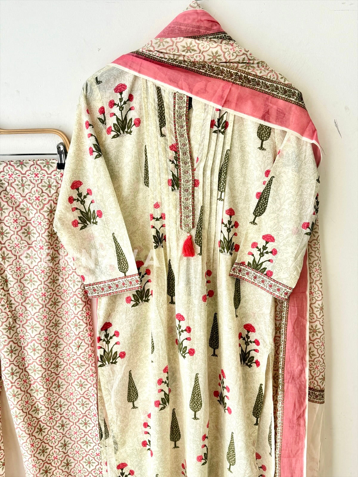 Signature Print Cotton Suit Set 12609