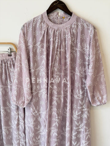 Soft Floral Embroidery Set-4192