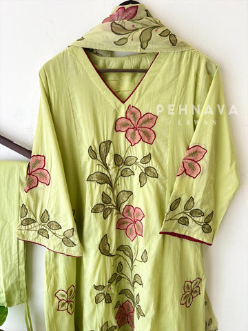 Cotton Embroiders Ensemble
