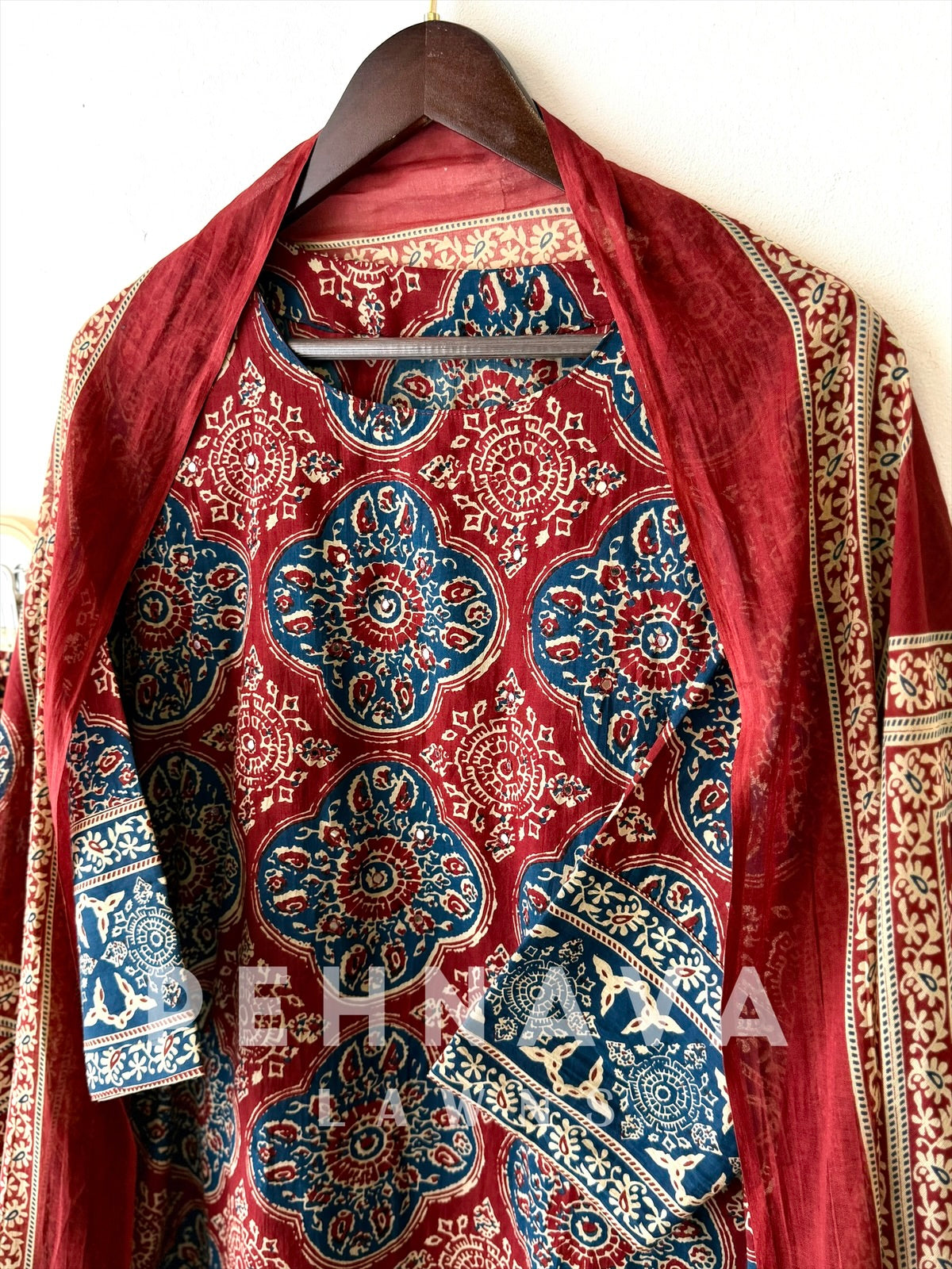 Cotton Printed Suit 313