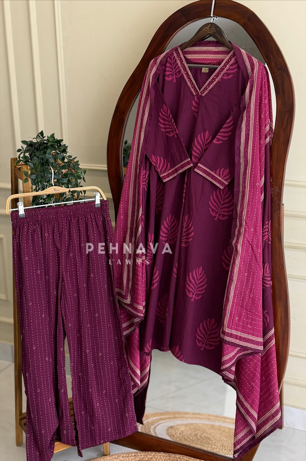 Printed Cotton Suit Set
