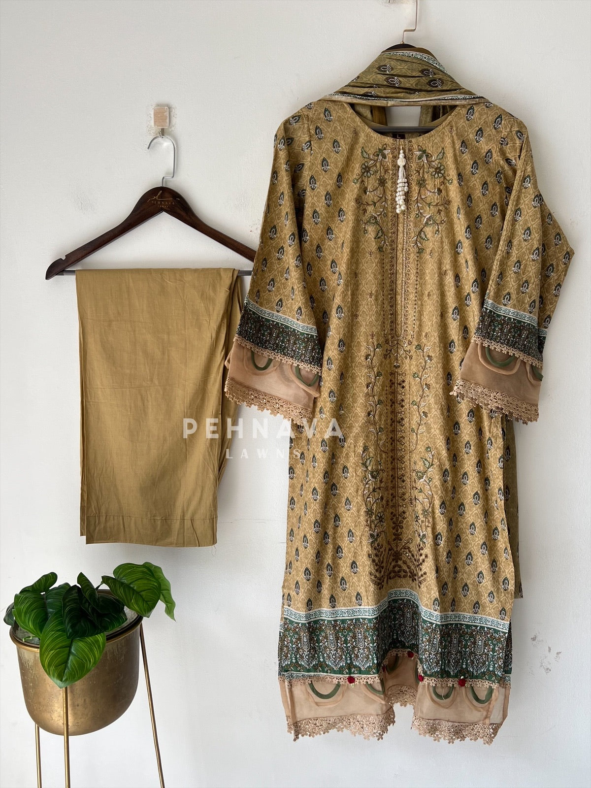 Embroidered Casual Ready To Wear Suit-21005-6