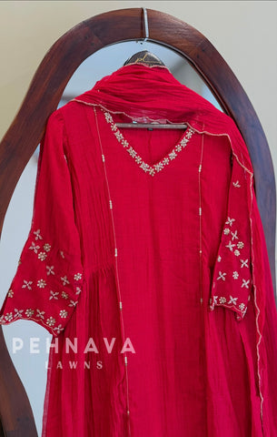 Chanderi Handworked Ensemble-17553