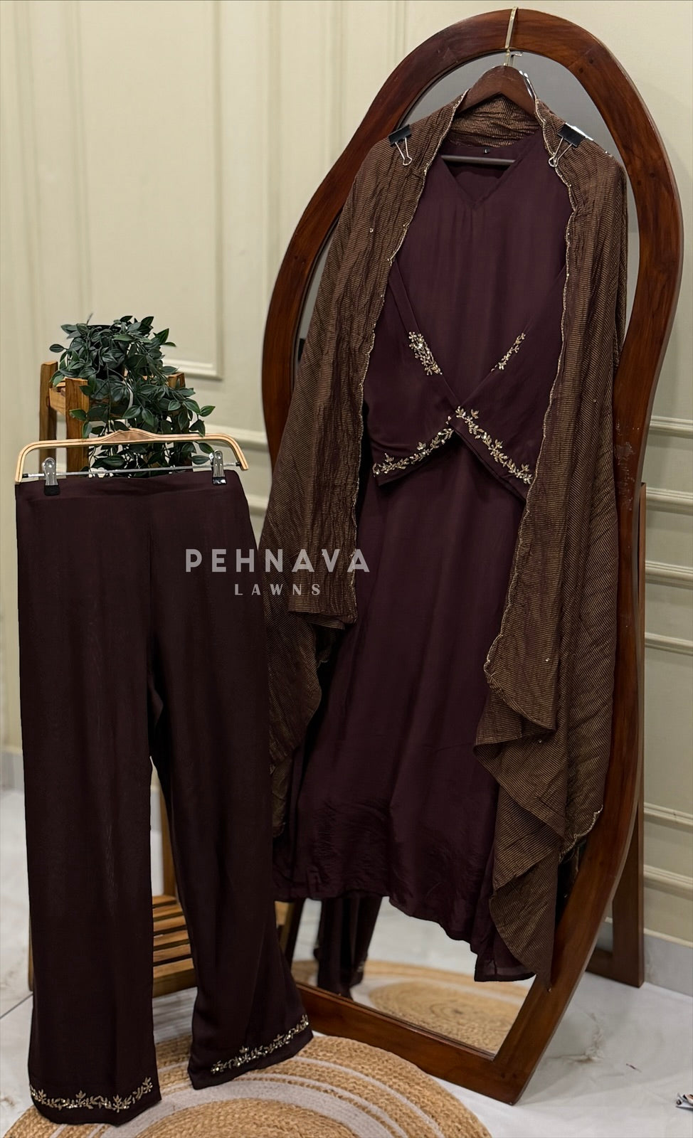 Crepe Handworked Ensemble