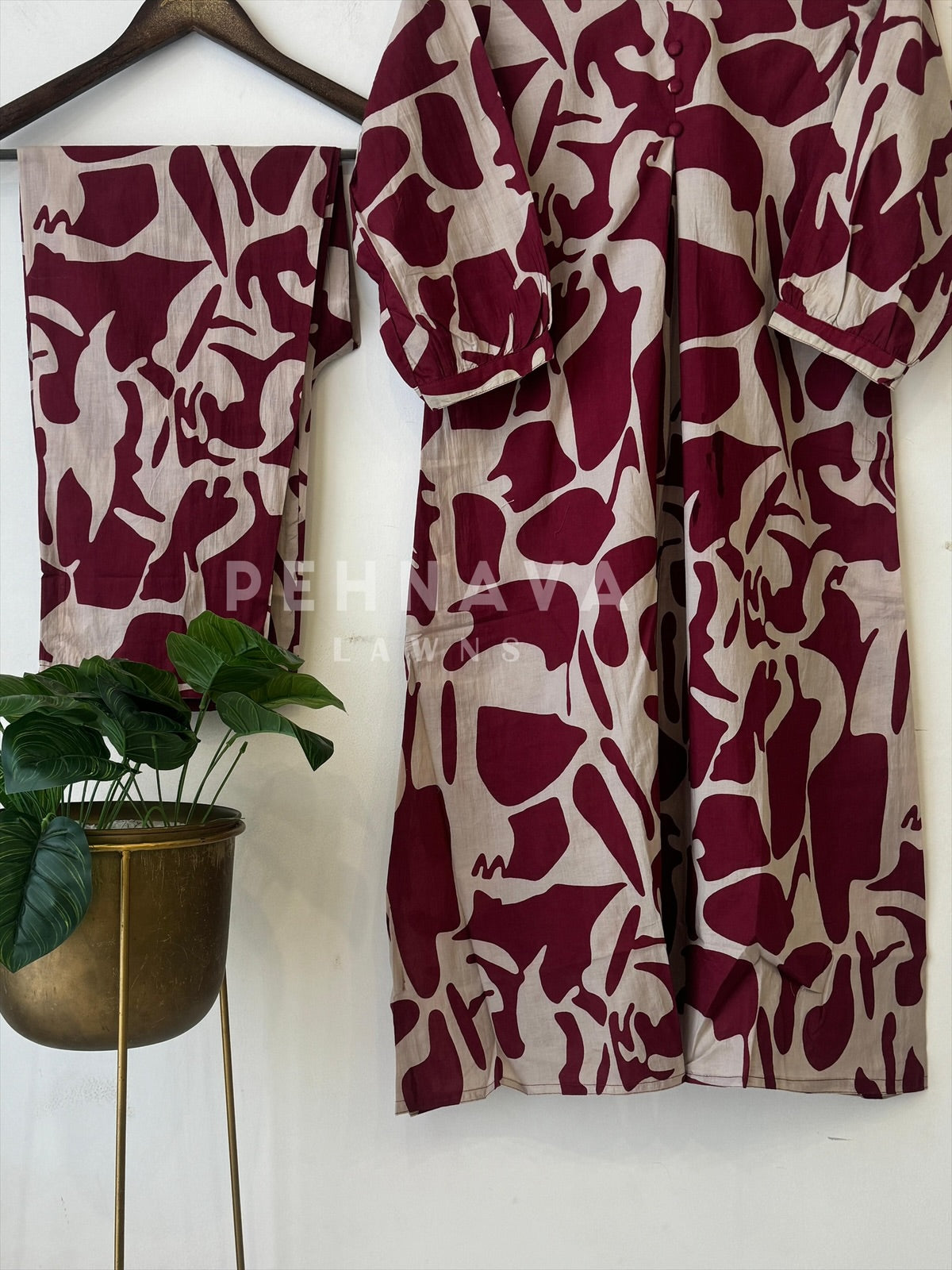 Printed Co-Ord Set-18707 - Pehnava Lawns