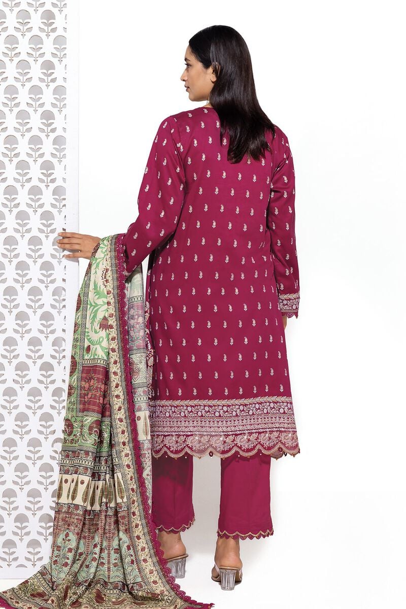 Khaadi Unstitched embroidered Lawn suit-7931