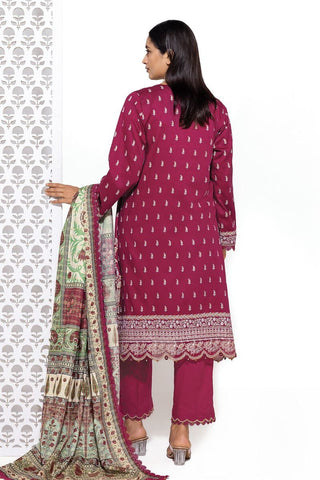 Khaadi Unstitched embroidered Lawn suit-7931