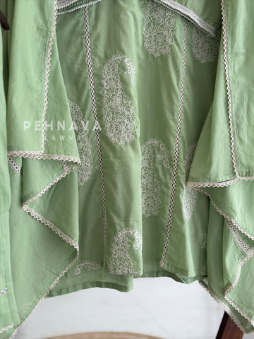 Mulcotton Embroidered Suit B106