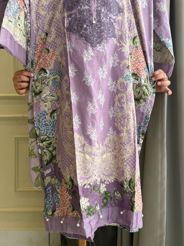 Pakistani printed suit ft-Cutwork embroidered dupatta-04