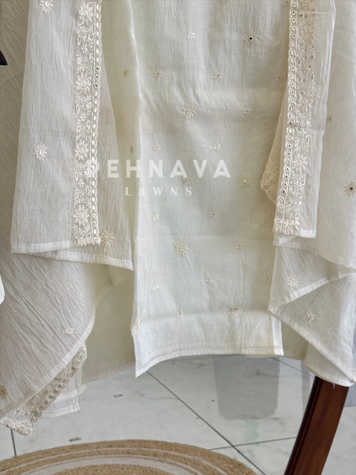 Embroidered Unstitched Suit-1007SK