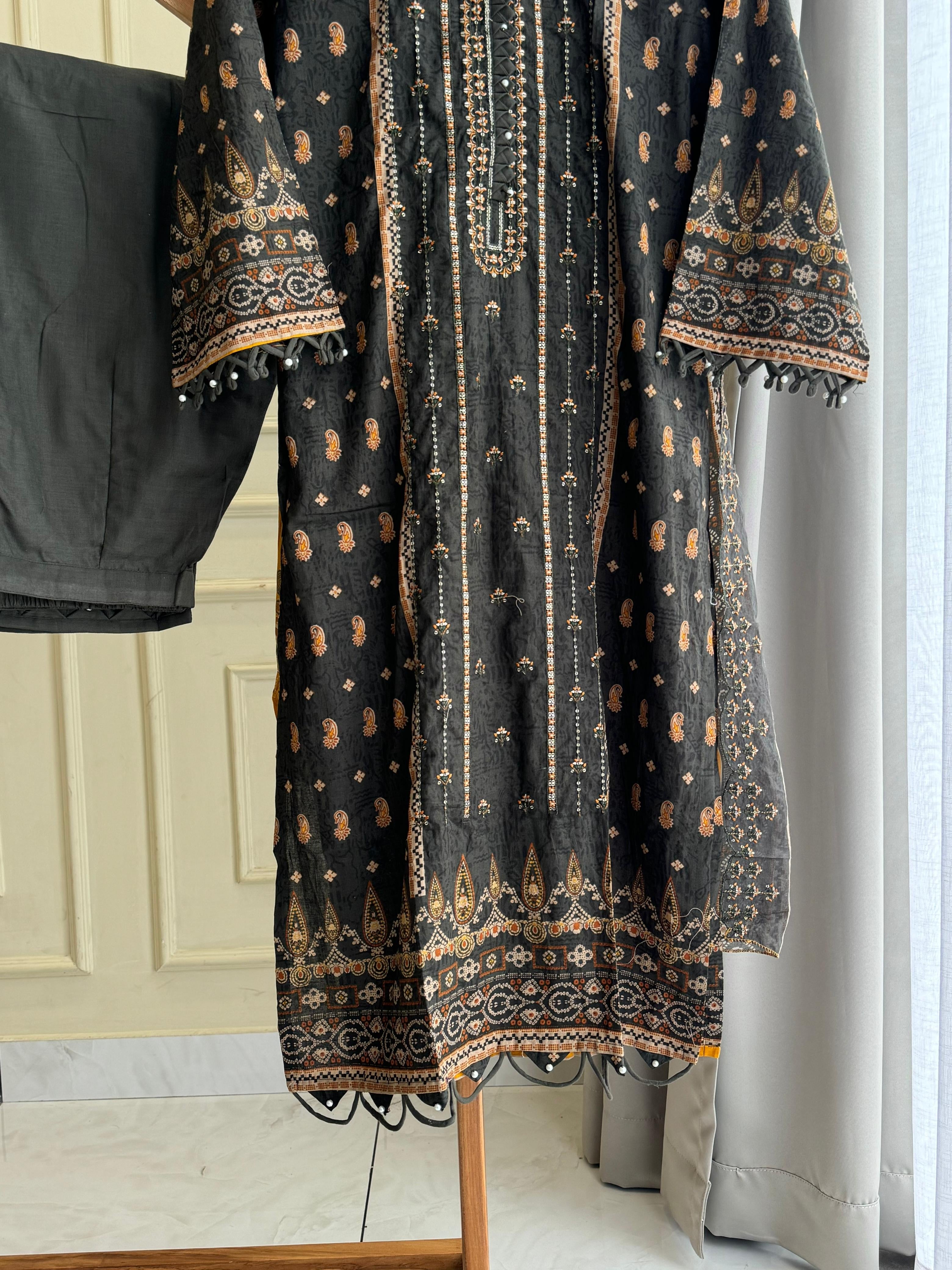 Casual Fit Cotton Suit-3