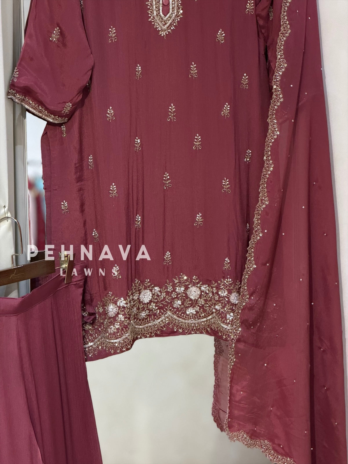 Premium Handworked Chinnon Ensemble