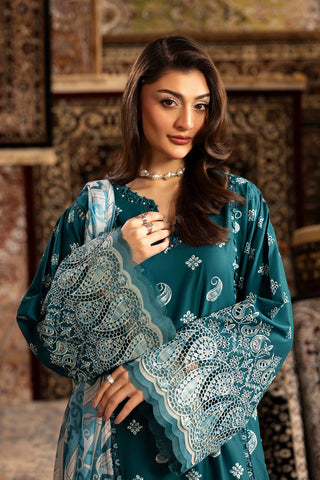 Adan’s Chenille premium unstitched suit-D02 - Pehnava Lawns
