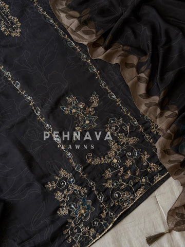 Muslin Unstitched Suit-KT-331-B