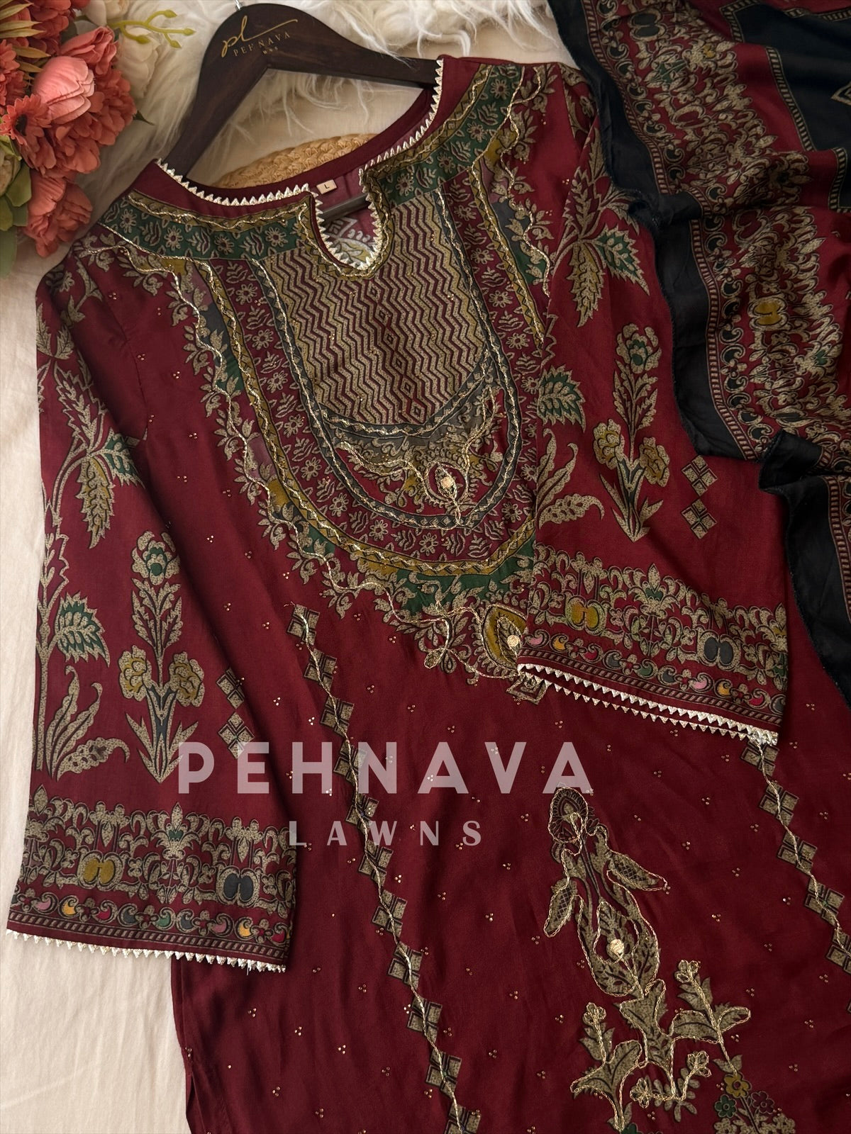 Muslin Unstitched Suit