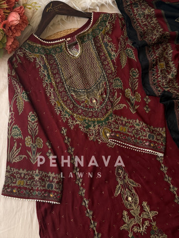 Muslin Unstitched Suit