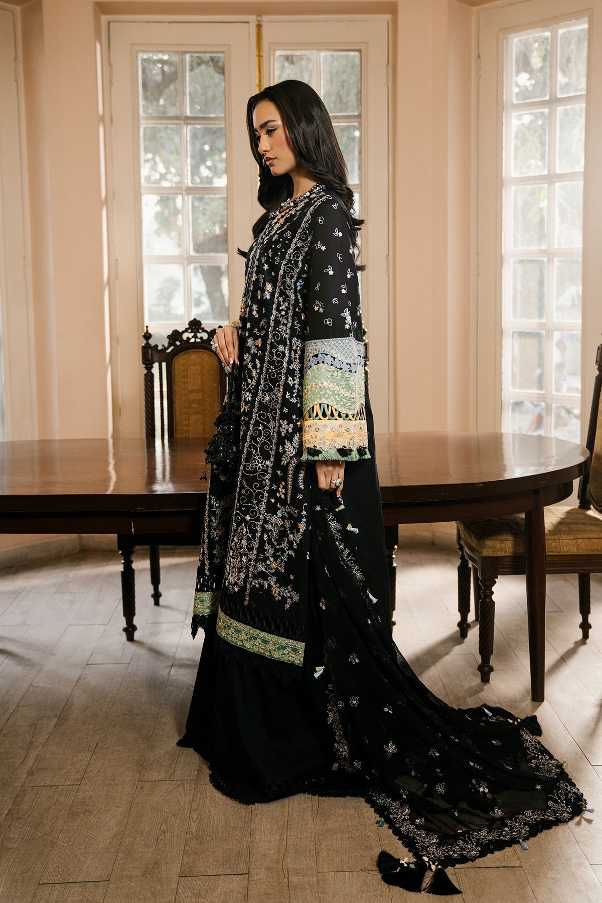 Sundas Ahad Premium Suit-BLACK  EL-01
