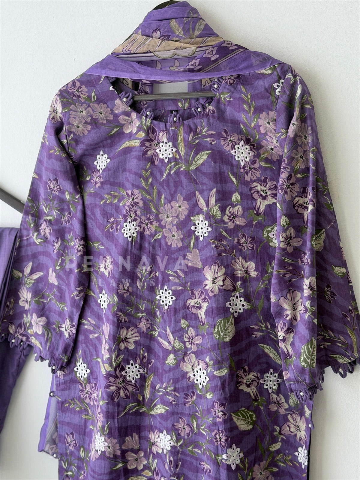 Floral Lawn Suit