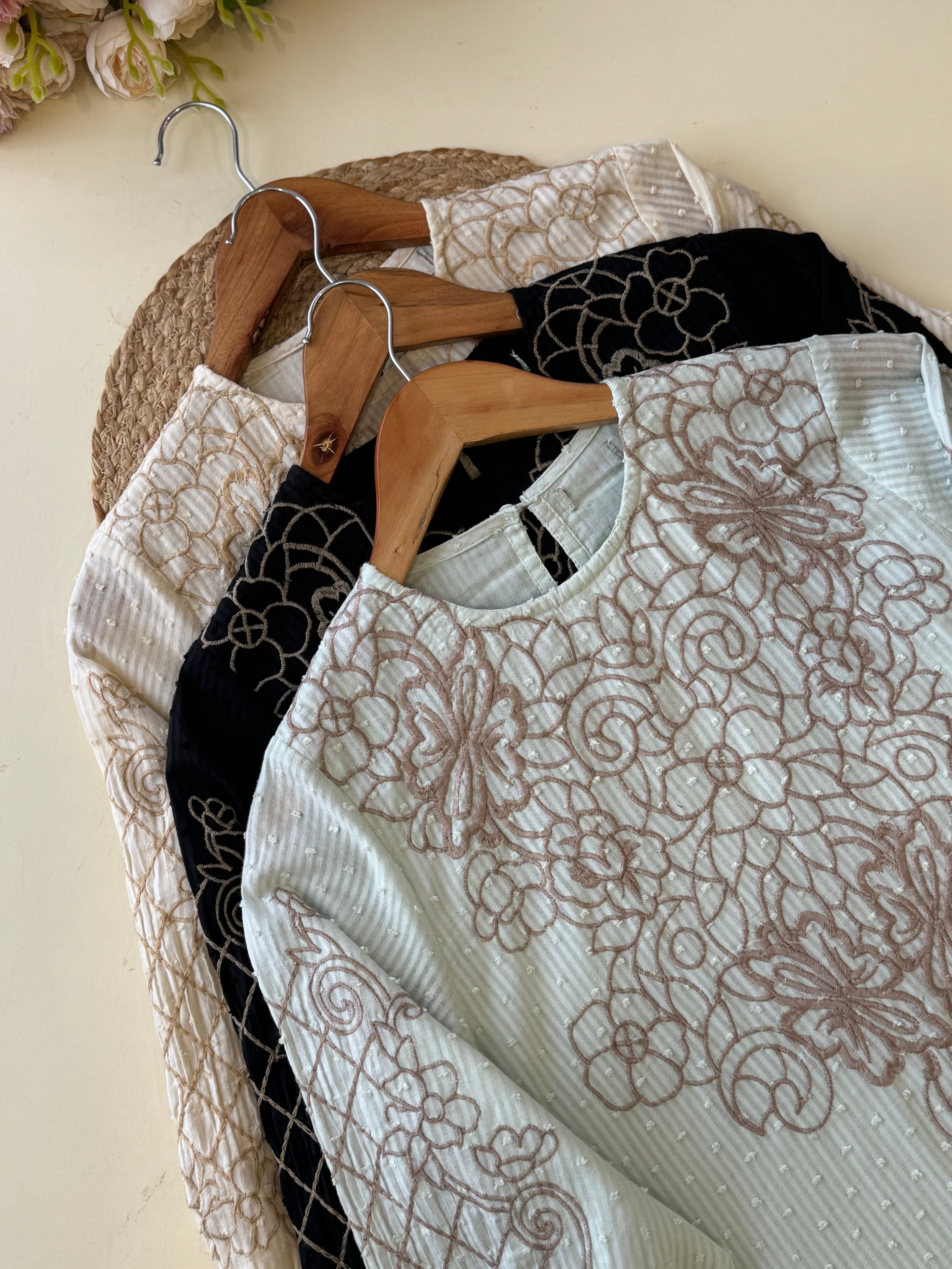 Pretty tunics with Embroidery Detailings