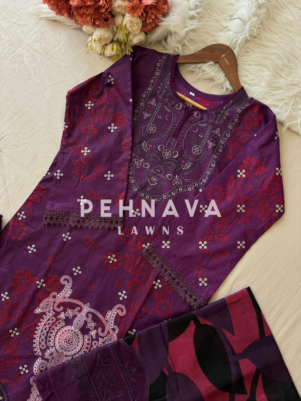 Timeless Floral Print Ready-to-Wear Suit Set-1