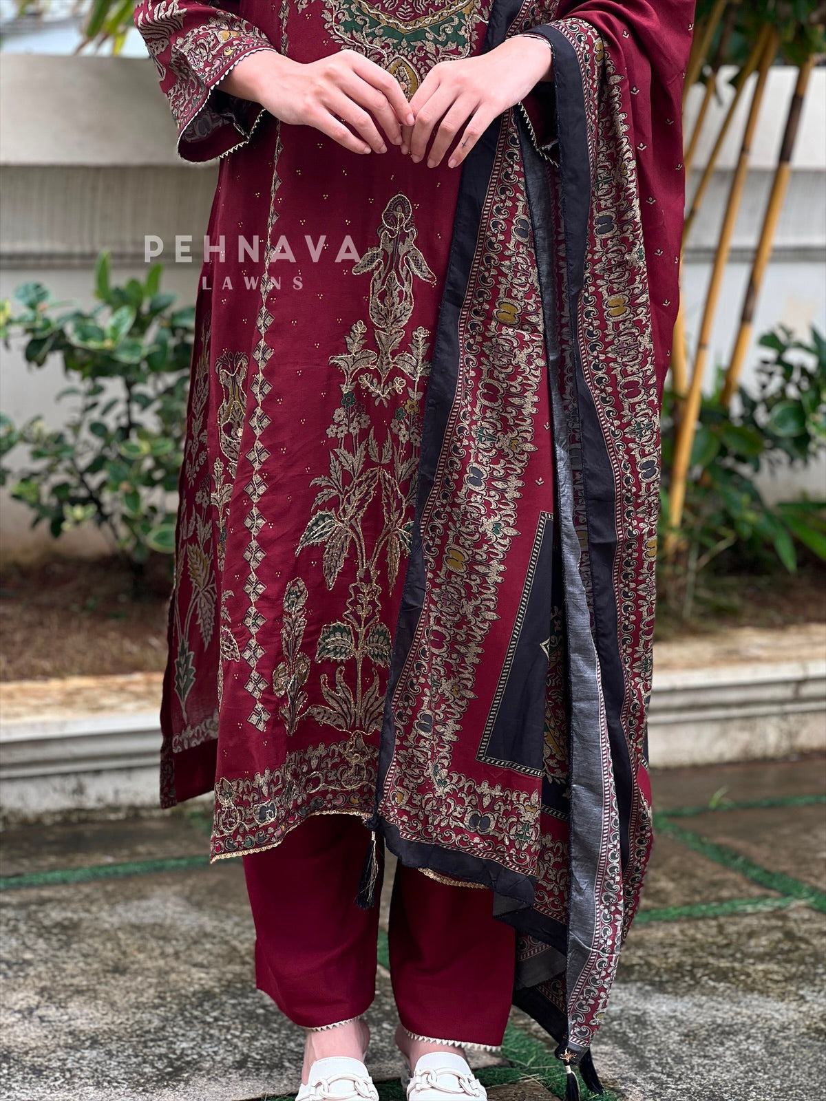 Muslin Unstitched Suit-356