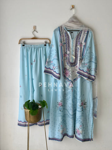Floral Printed Three Piece Set