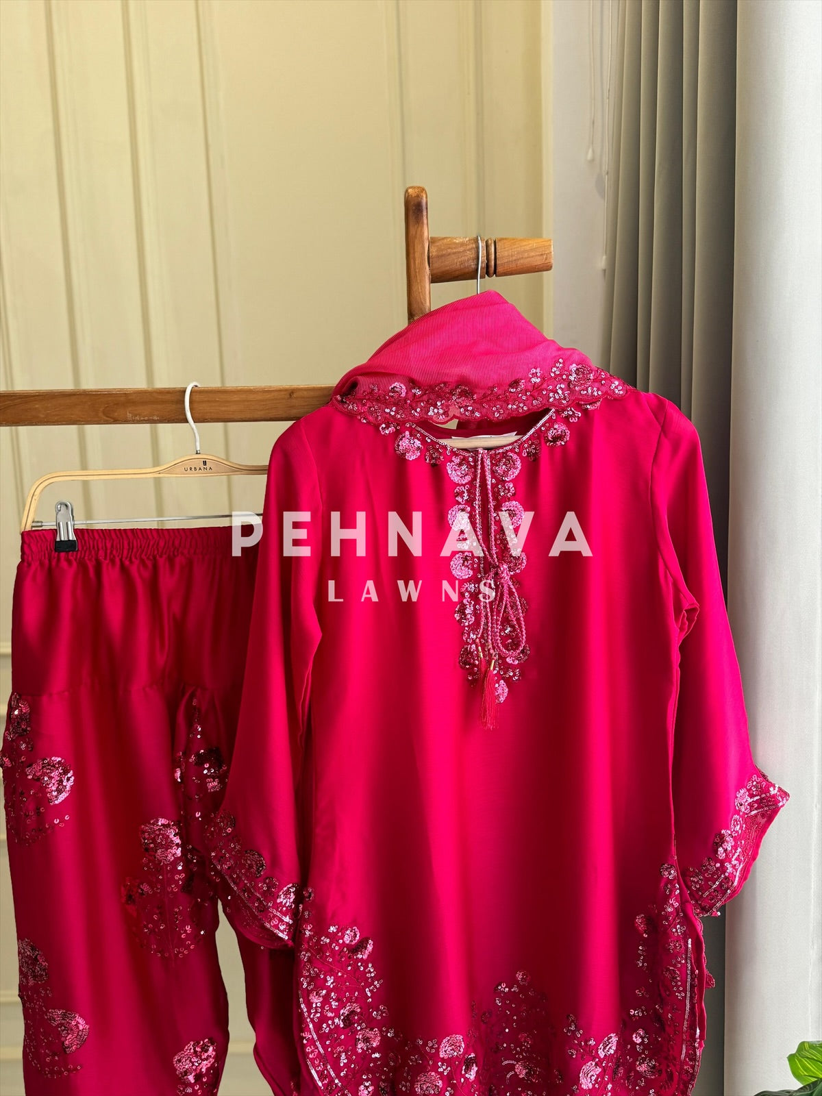 New Pink and Yellow Farshi Salwar 1578